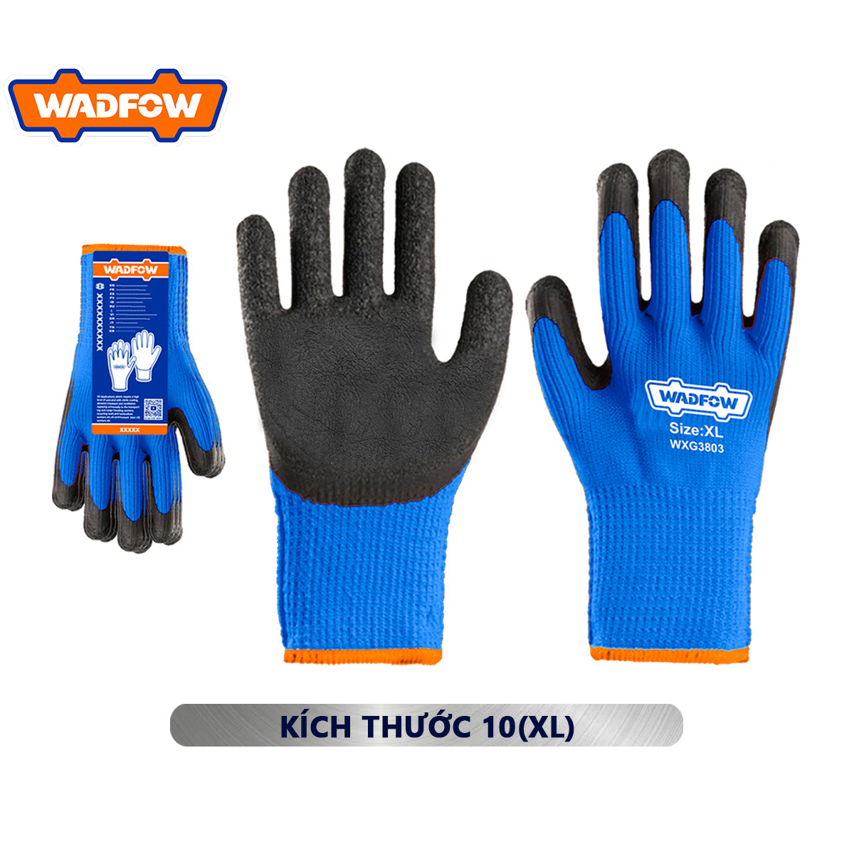 Hình ảnh 3 của mặt hàng Găng tay cao su chống lạnh XL Wadfow WXG3803