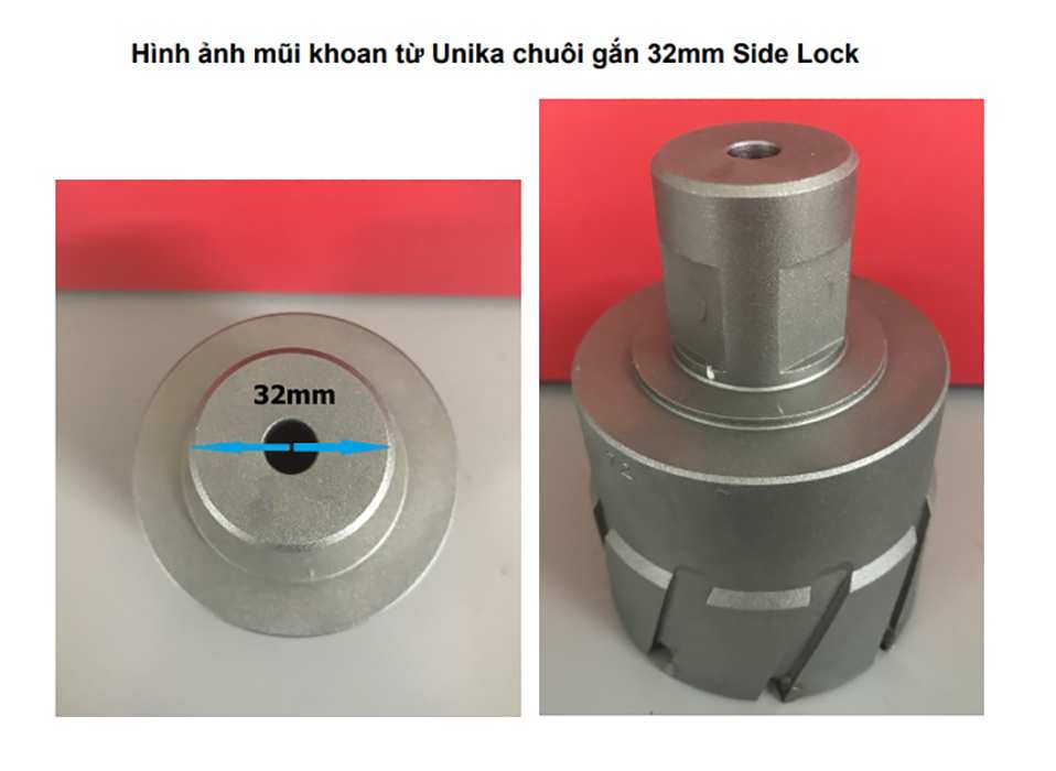 Hình ảnh 14 của mặt hàng Mũi khoét chuôi từ Ø63.0mm Unika Max-core