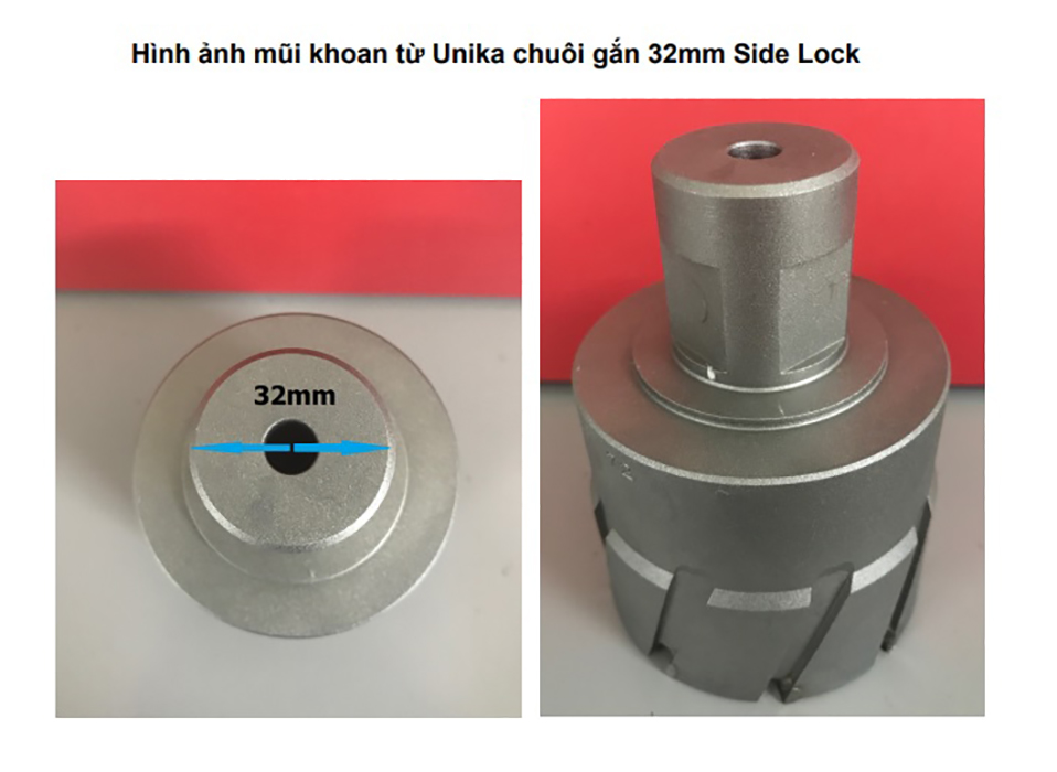 Hình ảnh 14 của mặt hàng Mũi khoét chuôi từ Ø35.0mm Unika Max-core