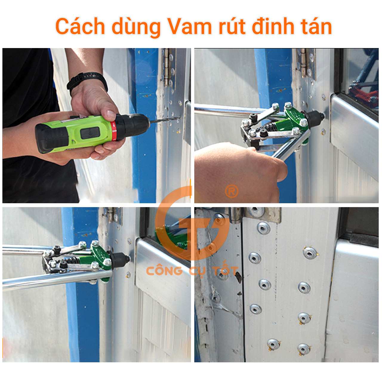 Hình ảnh 6 của mặt hàng Kìm rút rive 17" tay dài Sensh