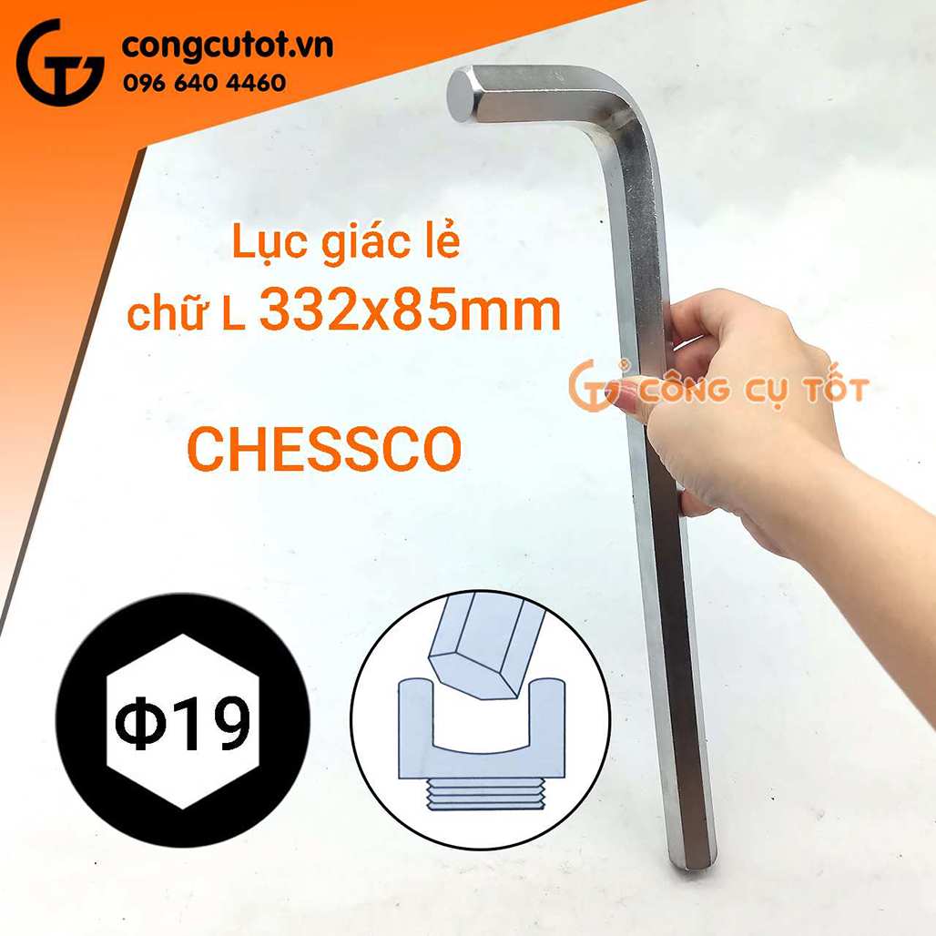 Hình ảnh 3 của mặt hàng Lục giác bi lẻ 19mm chữ L Sensh