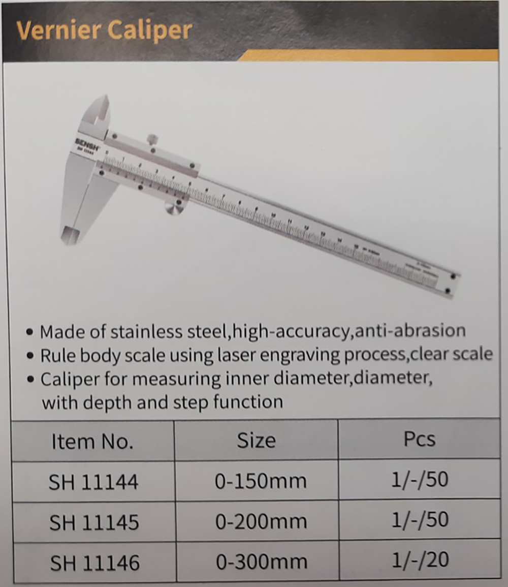 Hình ảnh 1 của mặt hàng Thước kẹp cơ 0-150mm Sensh