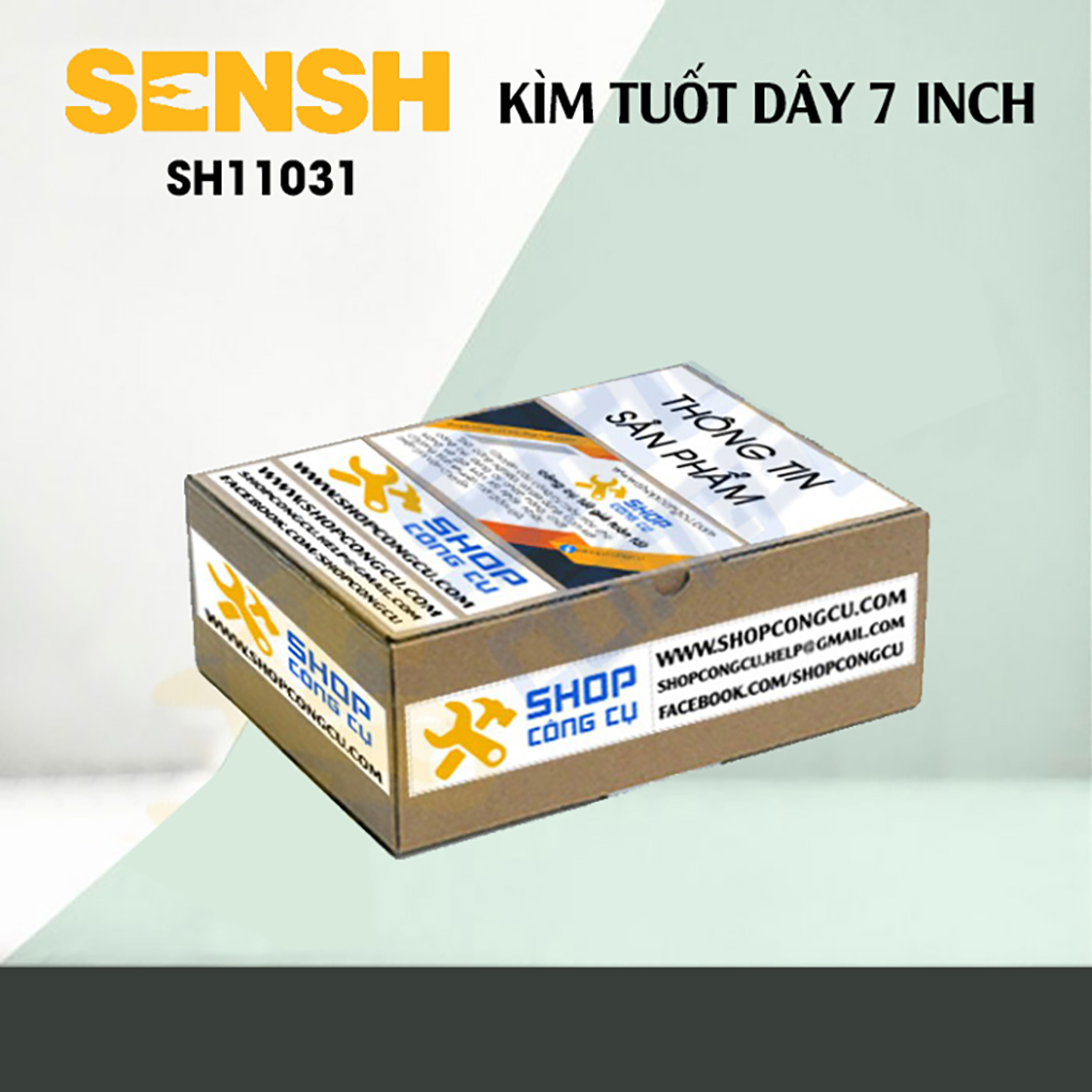 Hình ảnh 4 của mặt hàng Kìm tuốt dây điện 7inch Sensh