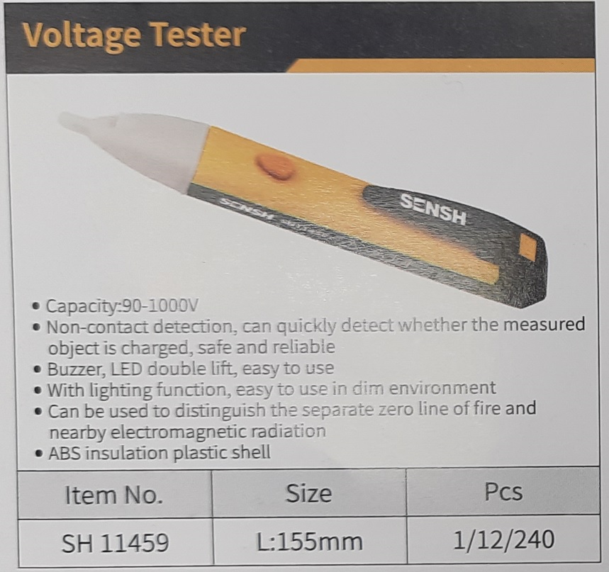 Hình ảnh 1 của mặt hàng Bút thử điện thông mạch 90-1000V Sensh