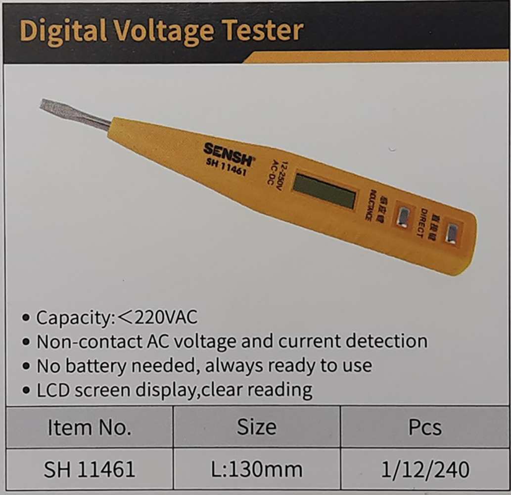 Hình ảnh 1 của mặt hàng Bút dò điện điện tử 12-220V Sensh