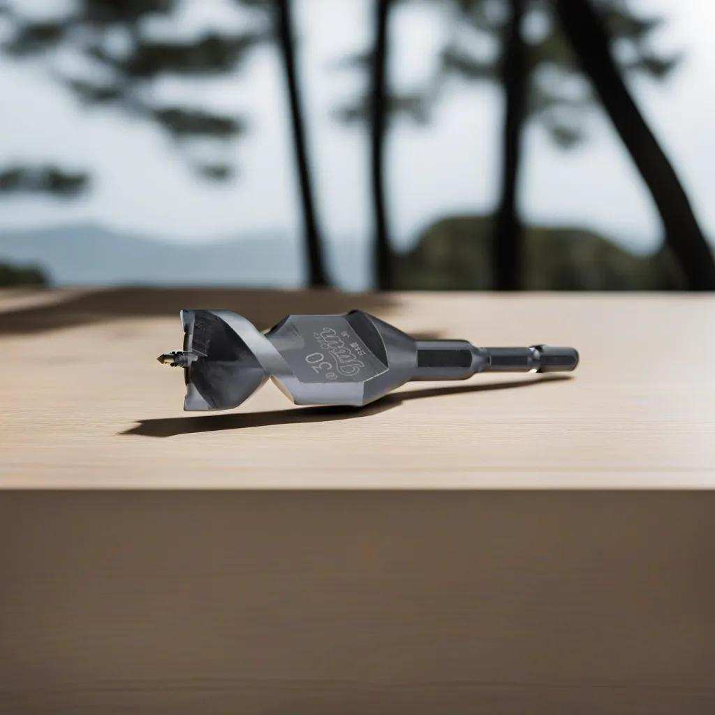 Hình ảnh 5 của mặt hàng Mũi khoan gỗ xoắn ốc Ø30.0mm cạnh cắt kép thoái phoi nhanh chuôi lục 6 ly loại ngắn 125mm Onishi