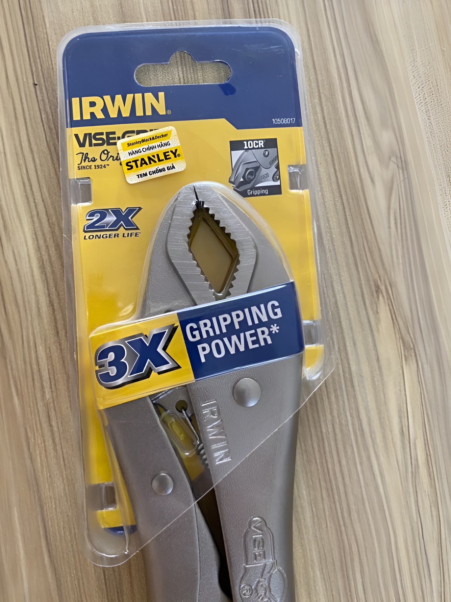 Hình ảnh 9 của mặt hàng Kìm bấm Mỹ 10inch mỏ cong Irwin - Vise Grip