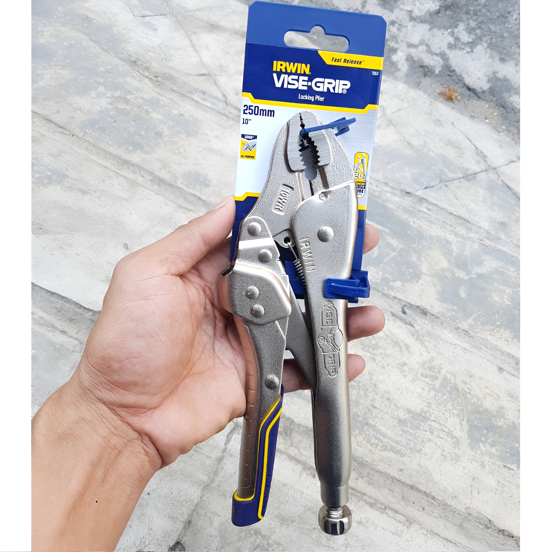 Hình ảnh 6 của mặt hàng Kìm bấm Mỹ 10inch cán bọc nhựa Irwin - Vise Grip