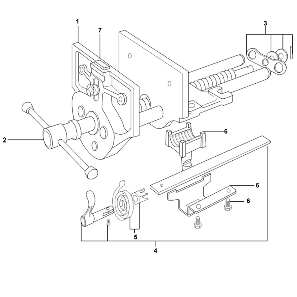 Hình ảnh 8 của mặt hàng Ê tô kẹp gỗ kẹp nhanh 7inch Irwin