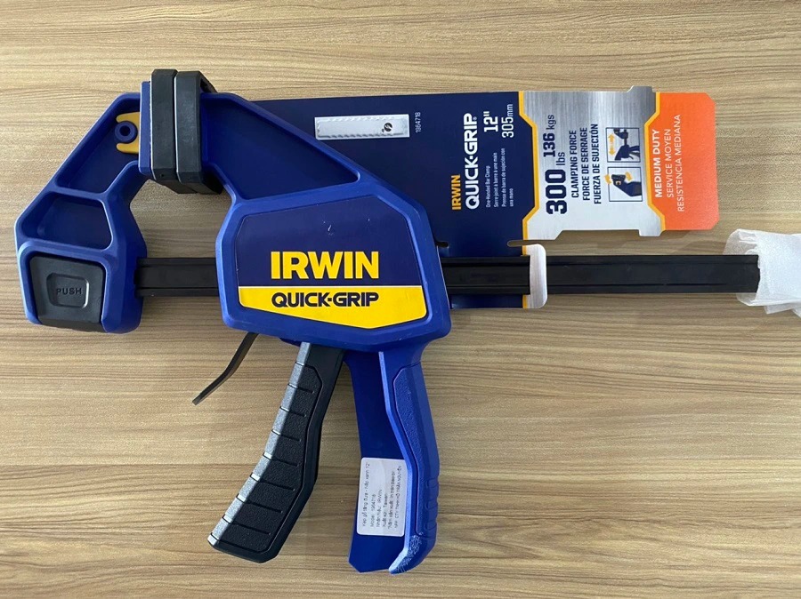 Hình ảnh 10 của mặt hàng Kẹp gỗ tăng đưa 12inch Irwin - Nắp xanh