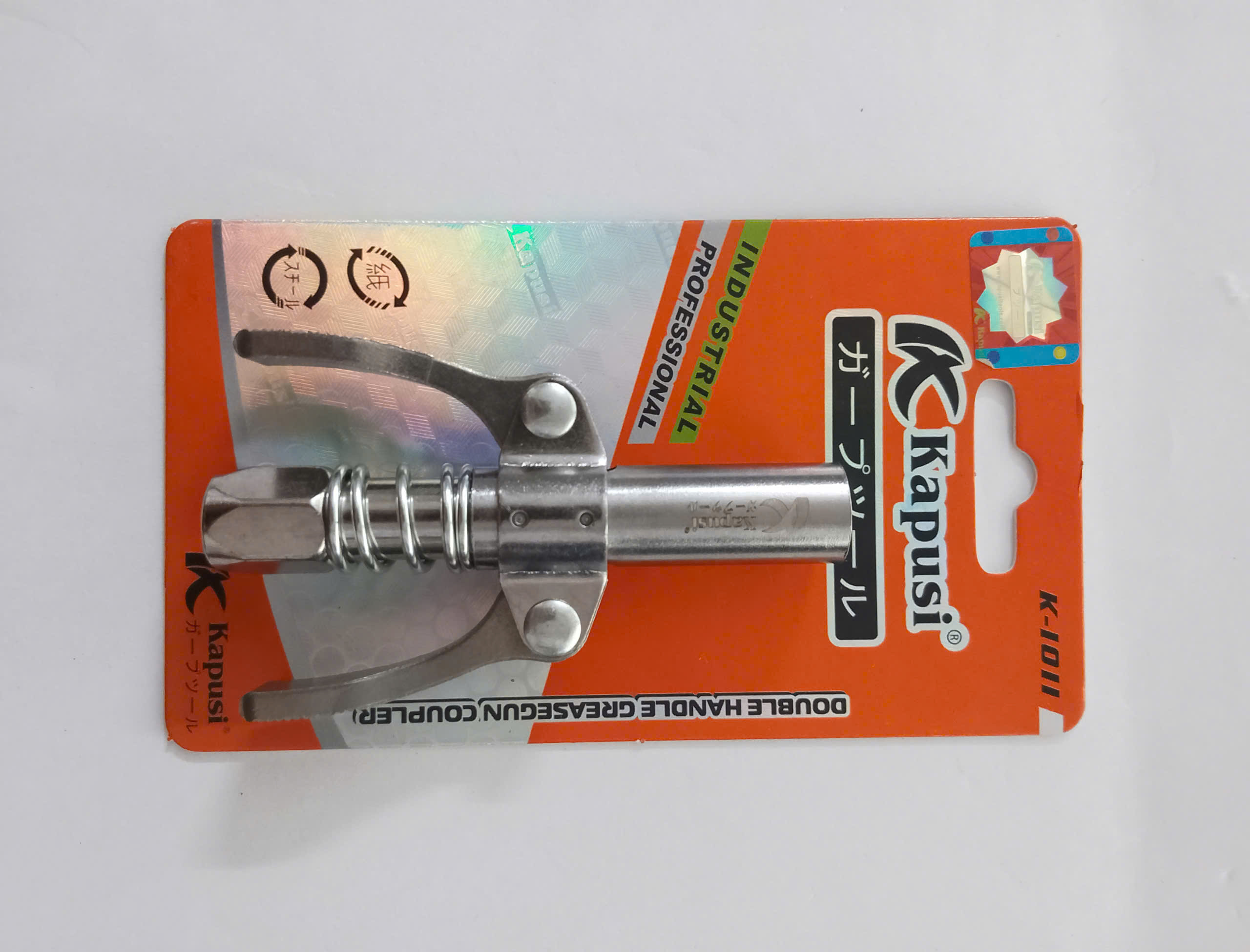 Hình ảnh 21 của mặt hàng Đầu bơm mỡ kẹp đôi Kapusi K-1011