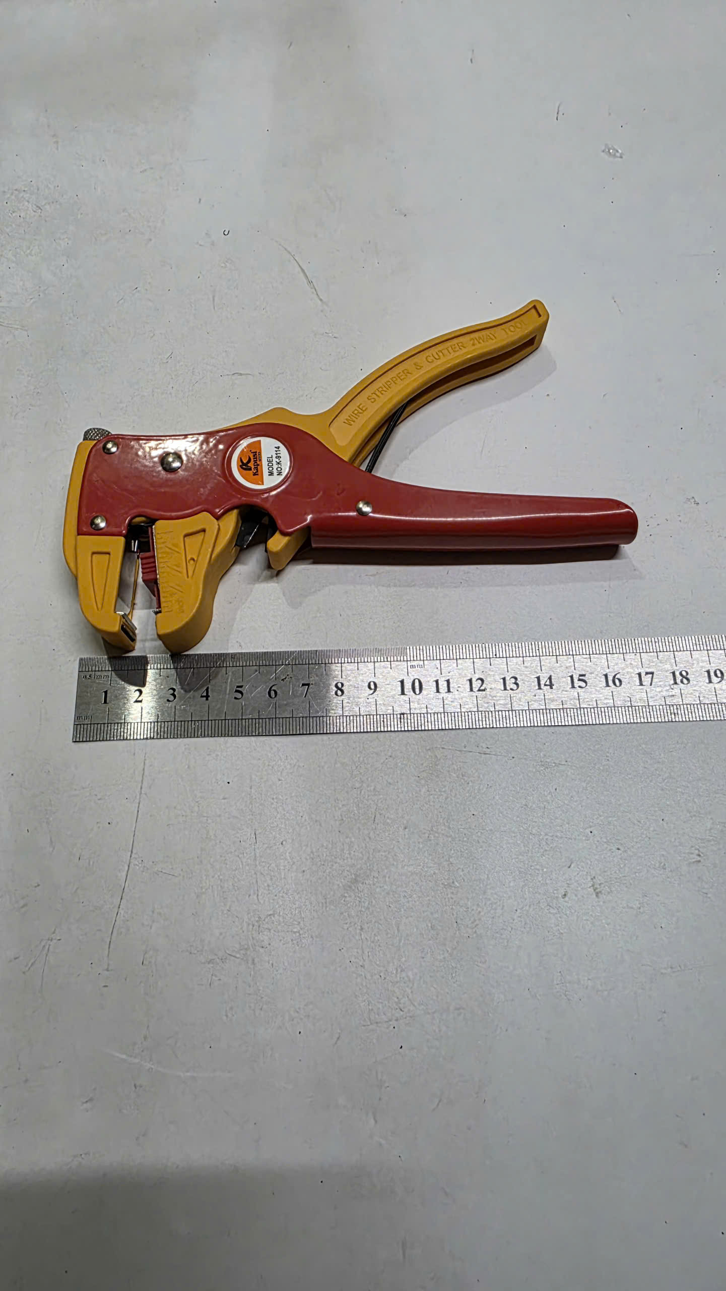 Hình ảnh 25 của mặt hàng Kìm tuốt dây mạng mỏ quạ Kapusi K-9114