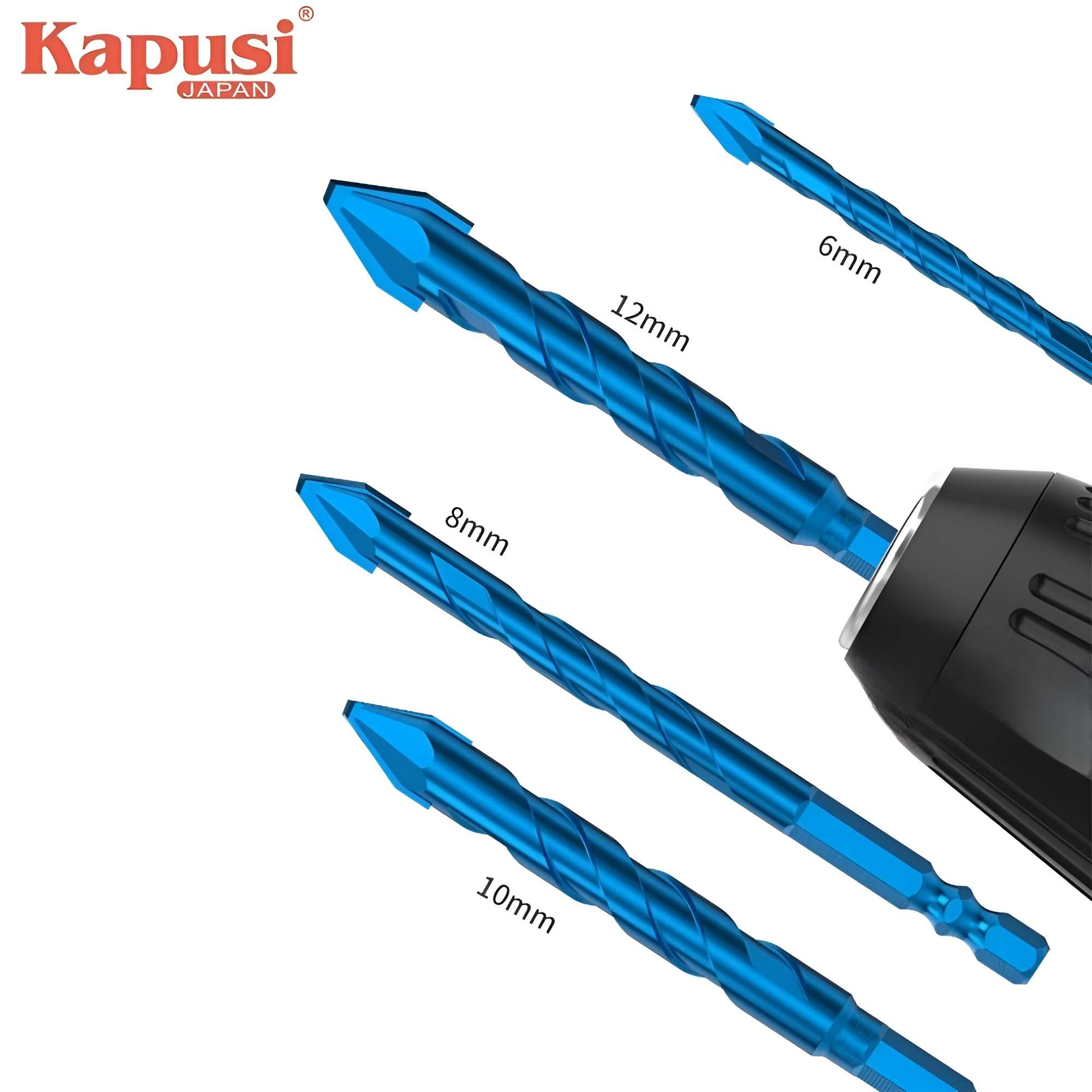 Hình ảnh 4 của mặt hàng Mũi khoan đa năng xanh 8mm Kapusi K-3921