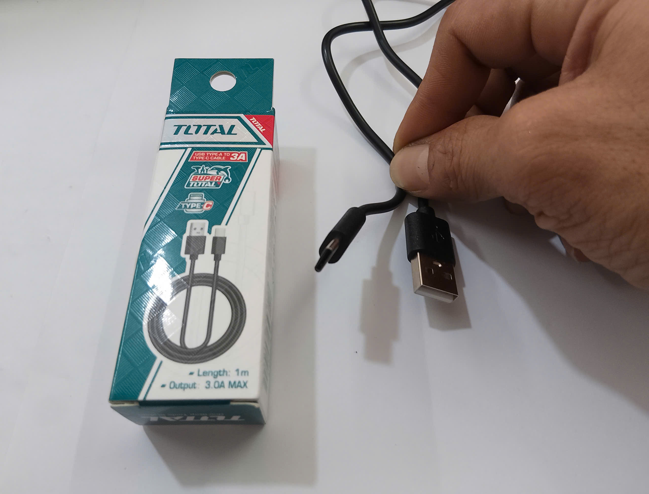 Hình ảnh 13 của mặt hàng Dây cáp sạc USB type A sang type C 1M Total TIUCC01