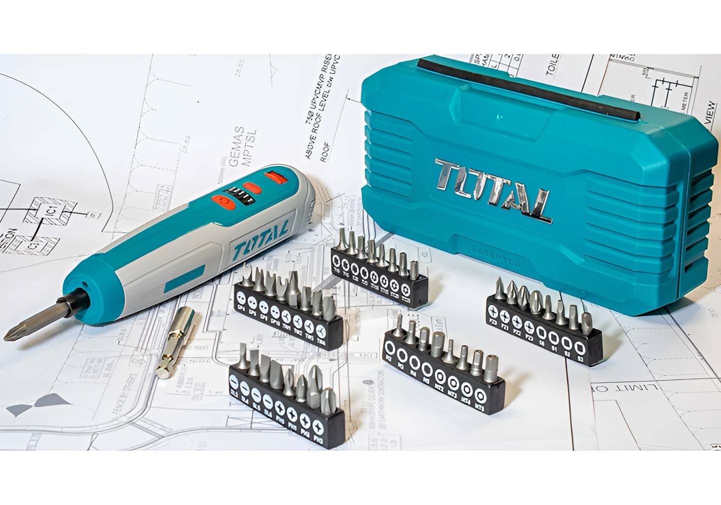 Hình ảnh 10 của mặt hàng Máy siết vít dùng pin Lithium-Ion 4V Total TSDLI0406