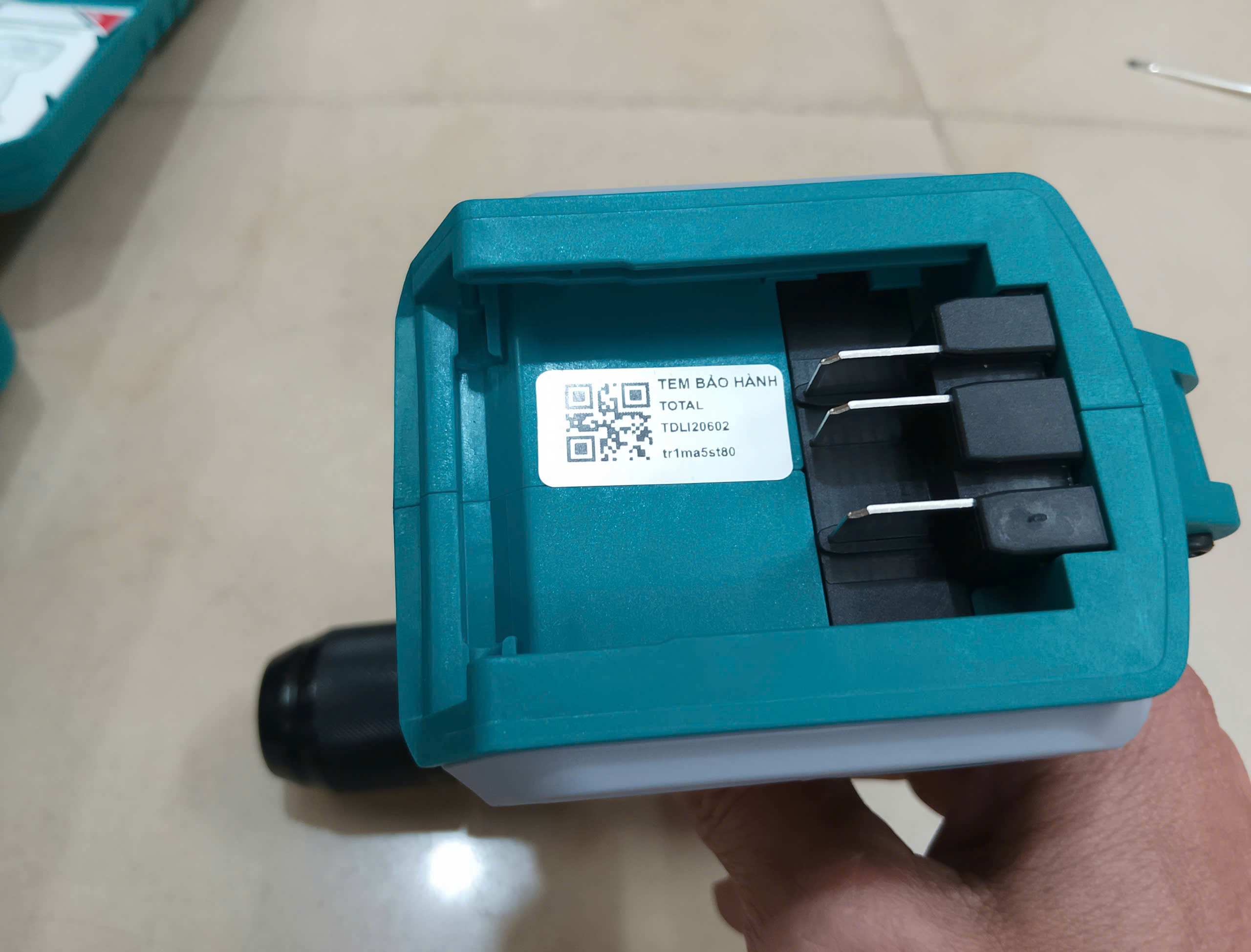 Hình ảnh 15 của mặt hàng Máy khoan không chổi than dùng pin Lithium-ion 20V Total TDLI20602