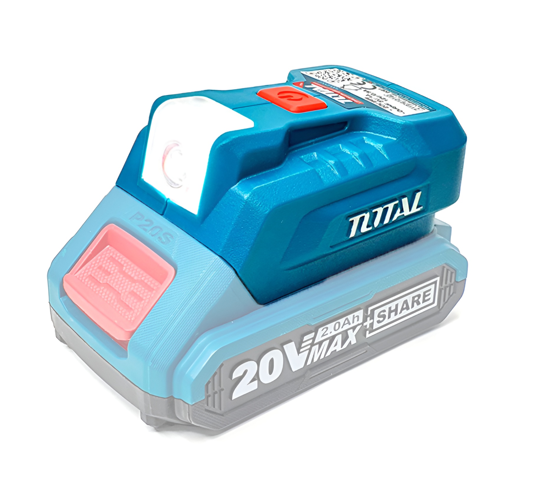 Hình ảnh 2 của mặt hàng Sạc USB dùng pin Lithium‑ion 20V (không kèm pin & sạc) Total TUCLI2022