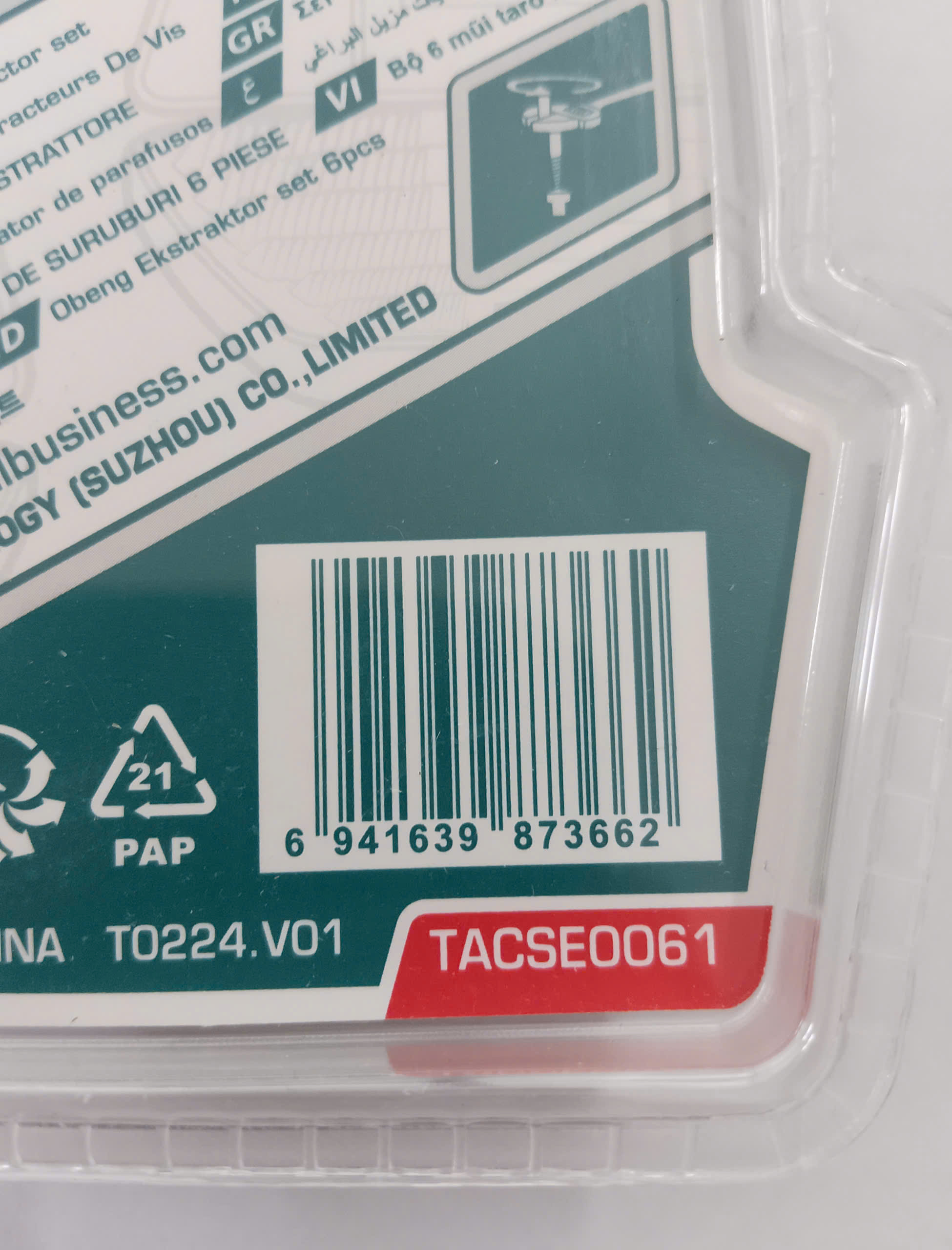 Hình ảnh 14 của mặt hàng Bộ 6 mũi ven răng Total TACSE0061