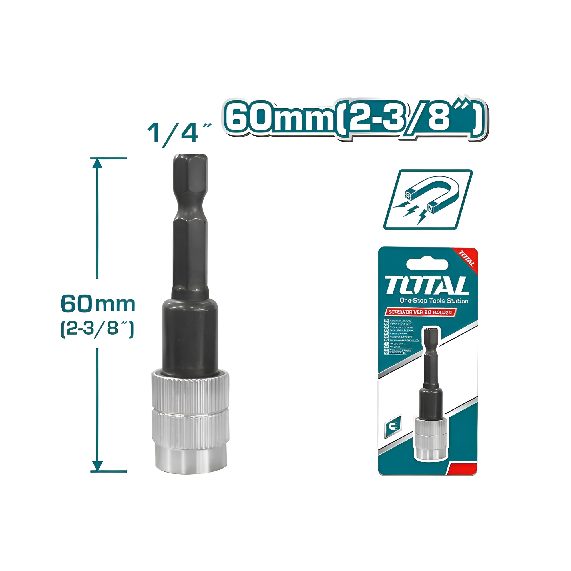 Hình ảnh 1 của mặt hàng Mũi gắn vặn vít 60mm Total TAC462602