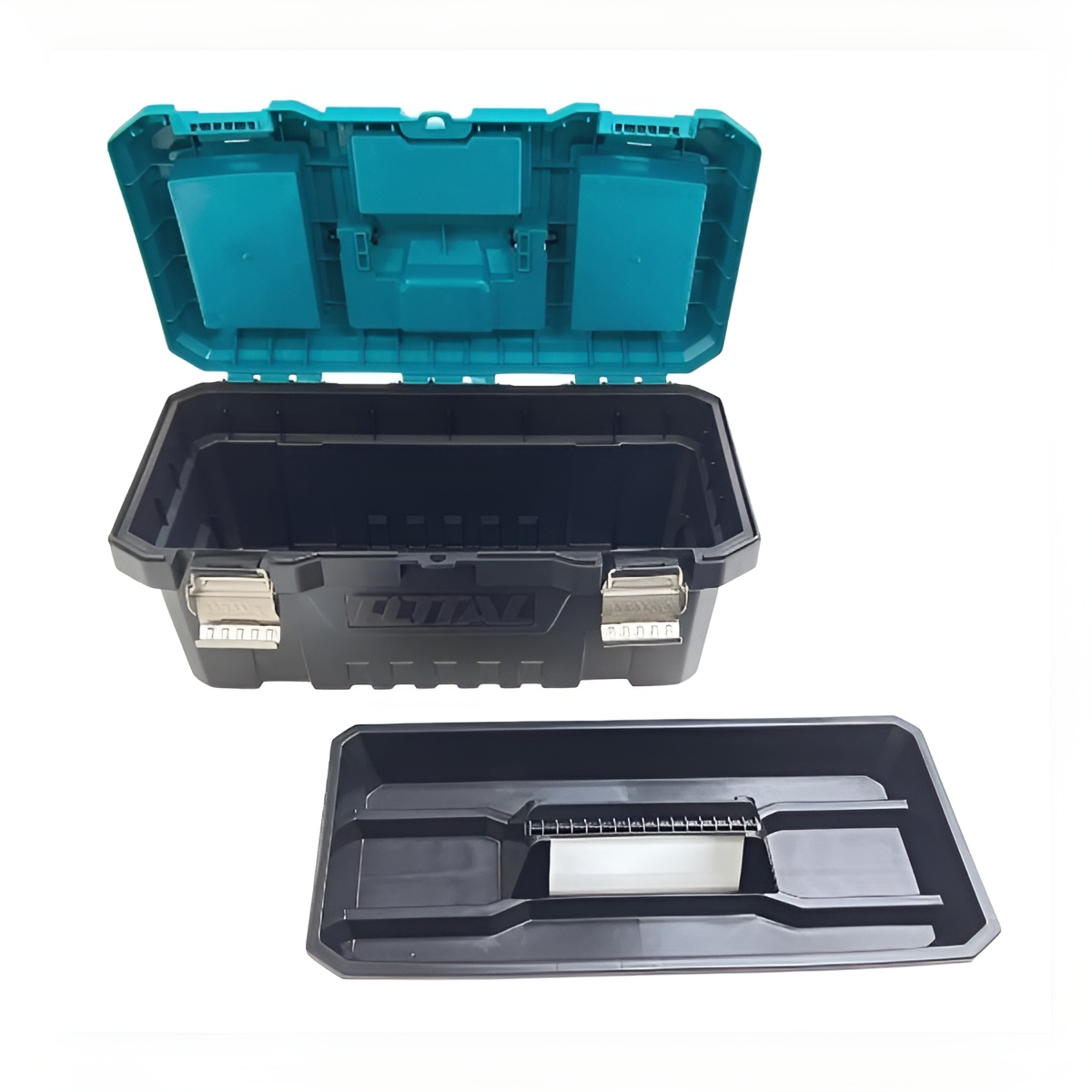 Hình ảnh 4 của mặt hàng Bộ 2 hộp nhựa đựng công cụ 14inch & 17inch khóa nhựa Total TPBXK0021