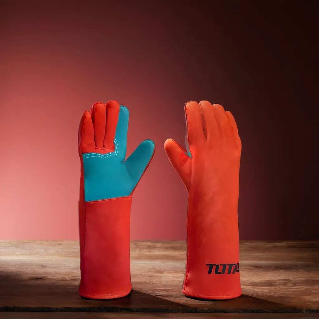 Hình ảnh 4 của mặt hàng Găng tay vải da dùng máy hàn Total TSP15161