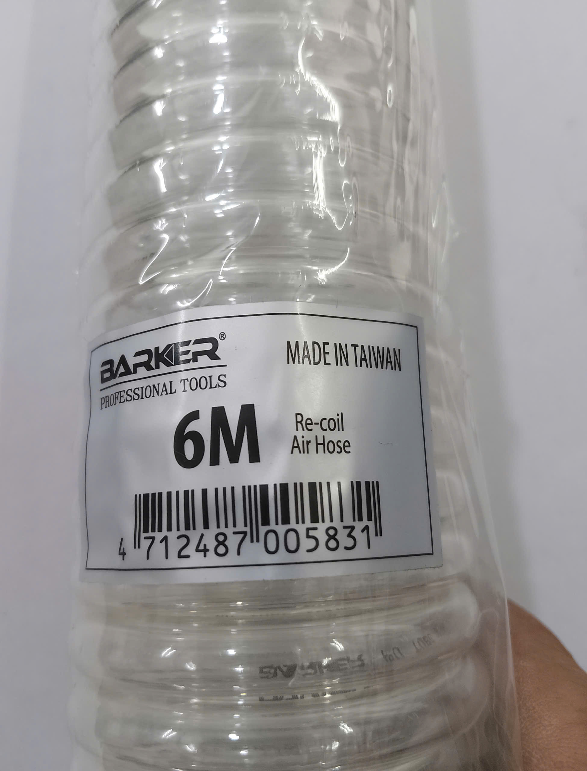 Hình ảnh 6 của mặt hàng Ống xoắn hơi 6M màu trắng Barker