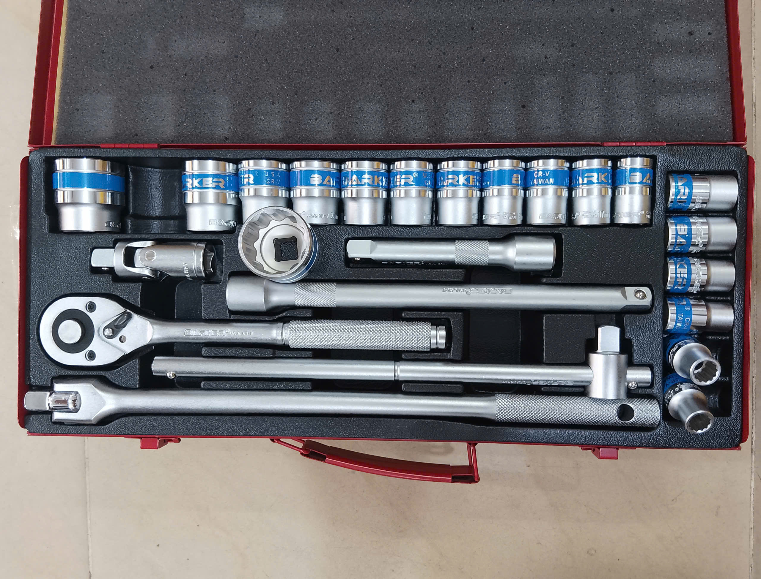 Hình ảnh 7 của mặt hàng Tuýp bộ 12 góc 1/2x25pcs Barker