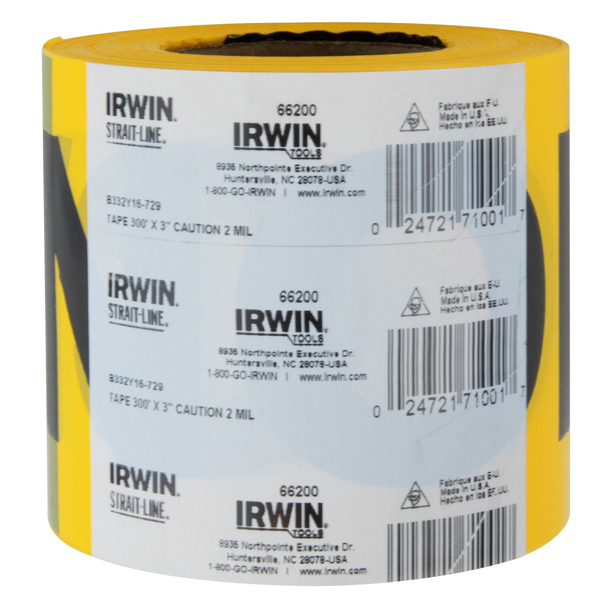 Hình ảnh 6 của mặt hàng Băng rào cảnh báo vàng 300x3" Irwin