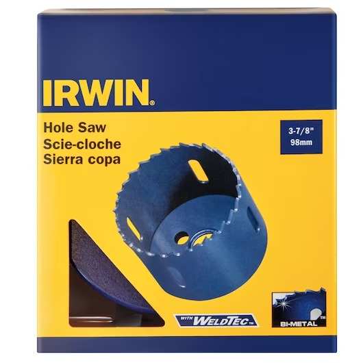 Hình ảnh 1 của mặt hàng Cưa khoét lỗ Bi-metal 3-7/8" Irwin