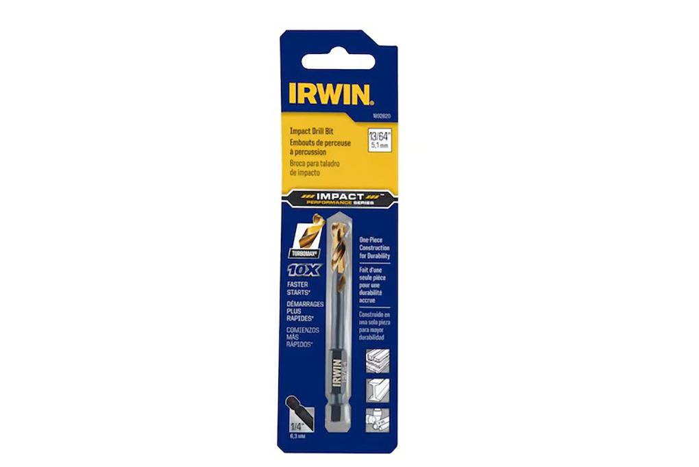 Hình ảnh 3 của mặt hàng Mũi khoan sắt 13/64" HSS vàng đen chuôi lục giác Irwin