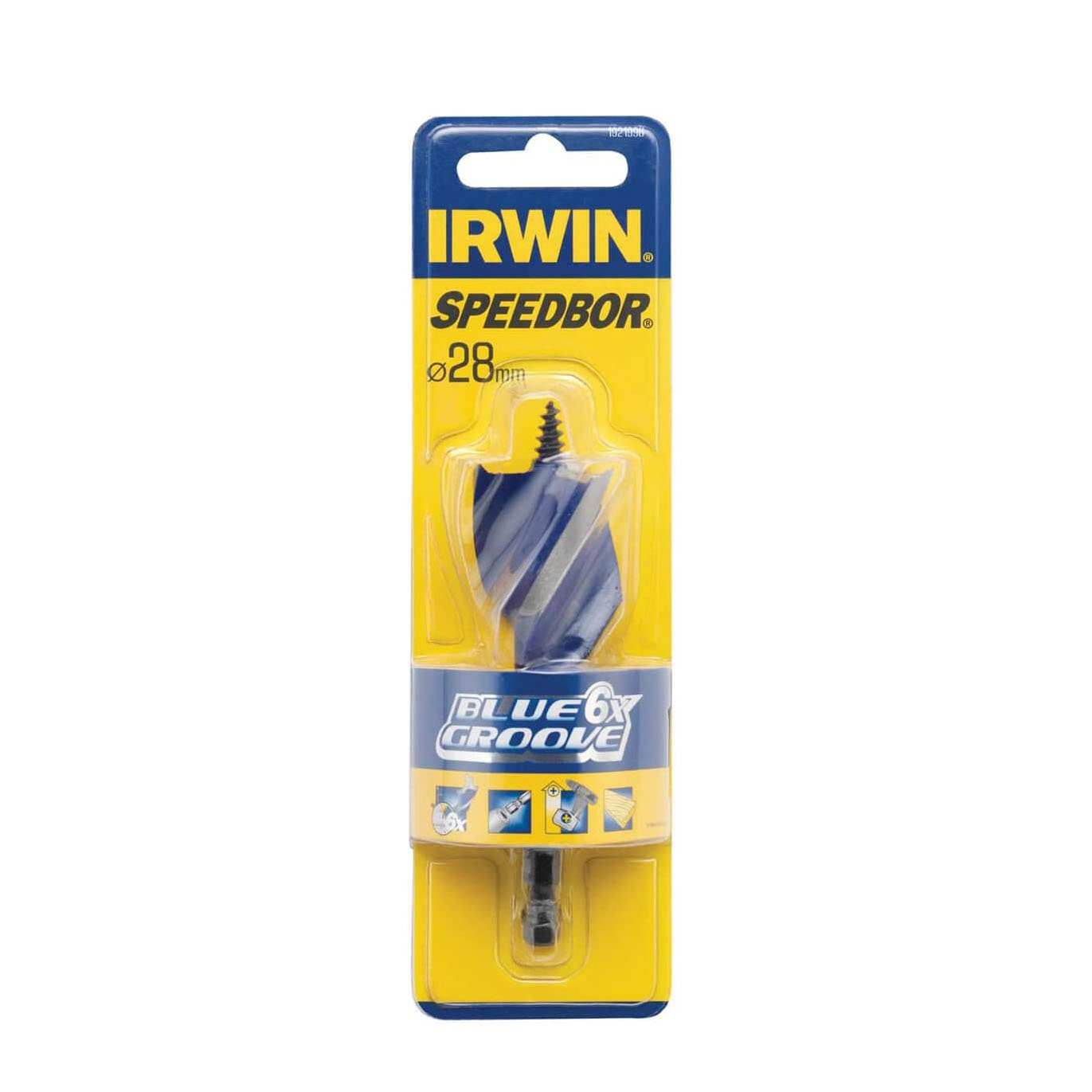 Hình ảnh 3 của mặt hàng Mũi khoan gỗ xoắn Ø28mm chuôi lục giác Irwin