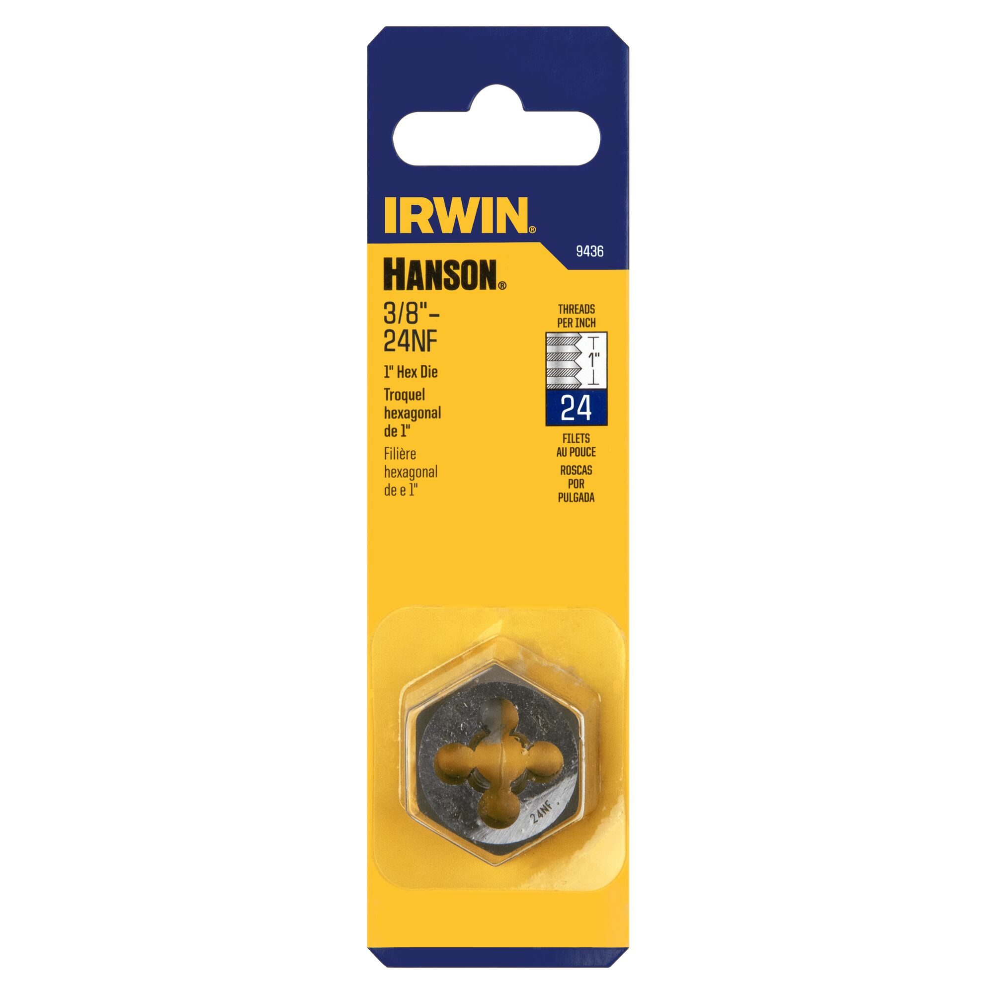 Hình ảnh 3 của mặt hàng Bàn ren 3/8" 24NF Irwin