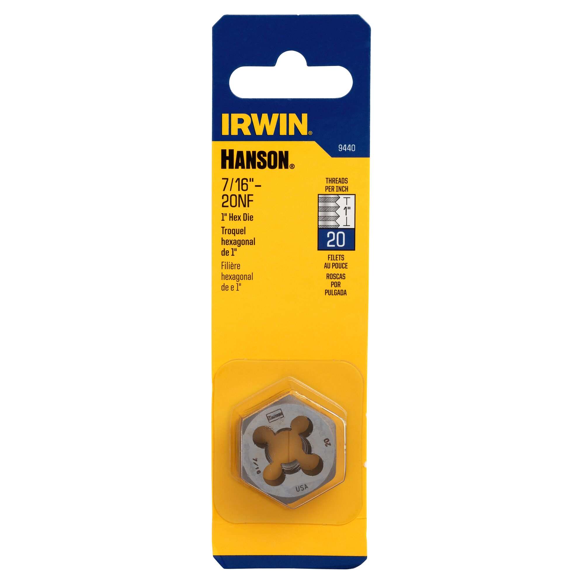 Hình ảnh 6 của mặt hàng Bàn ren 7/16" 20NF Irwin