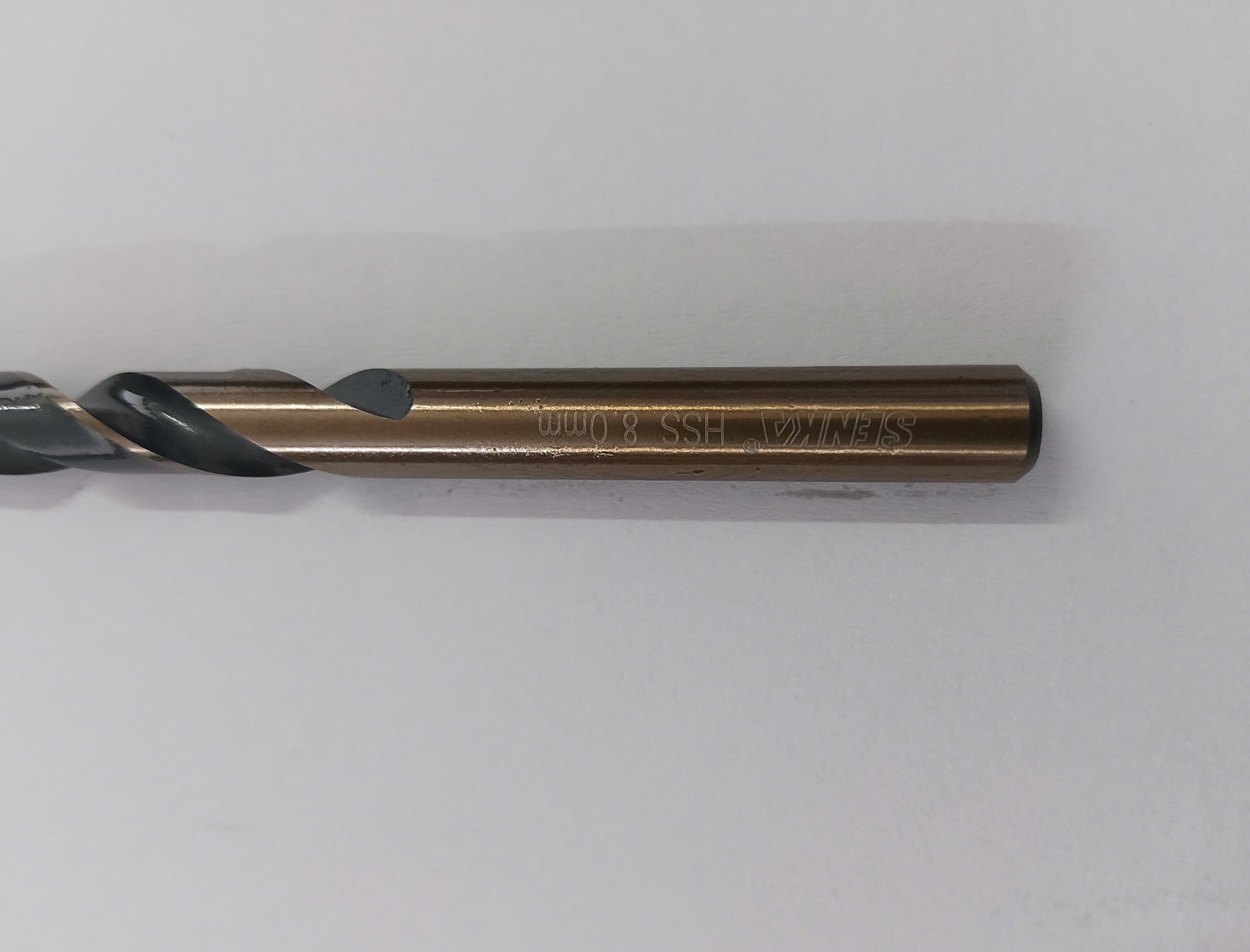 Hình ảnh 8 của mặt hàng Mũi khoan thép inox Ø8.0mm vàng đen Senka