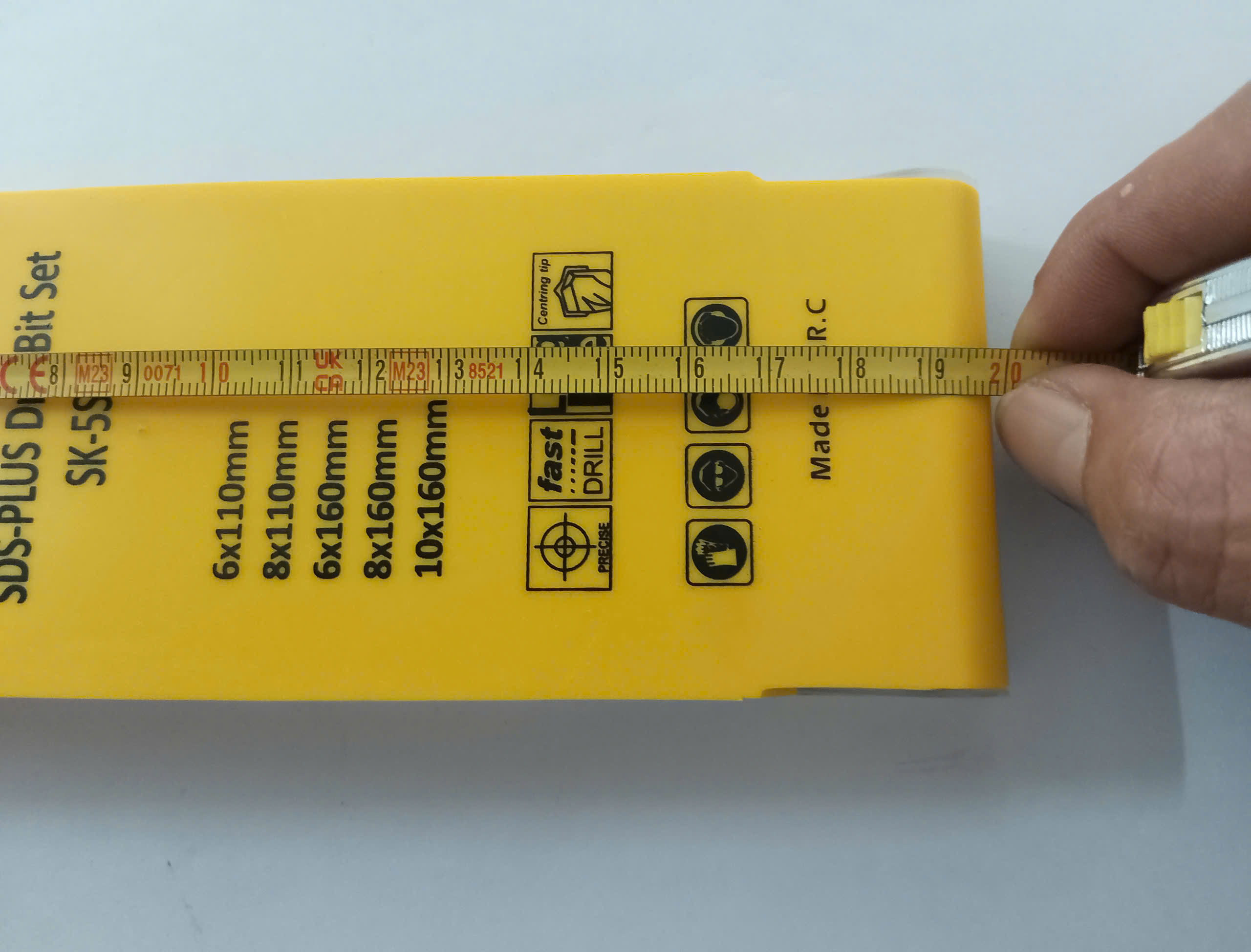 Hình ảnh 6 của mặt hàng Bộ 5 mũi khoan bê tông chuôi gài 2 cạnh định tâm Senka