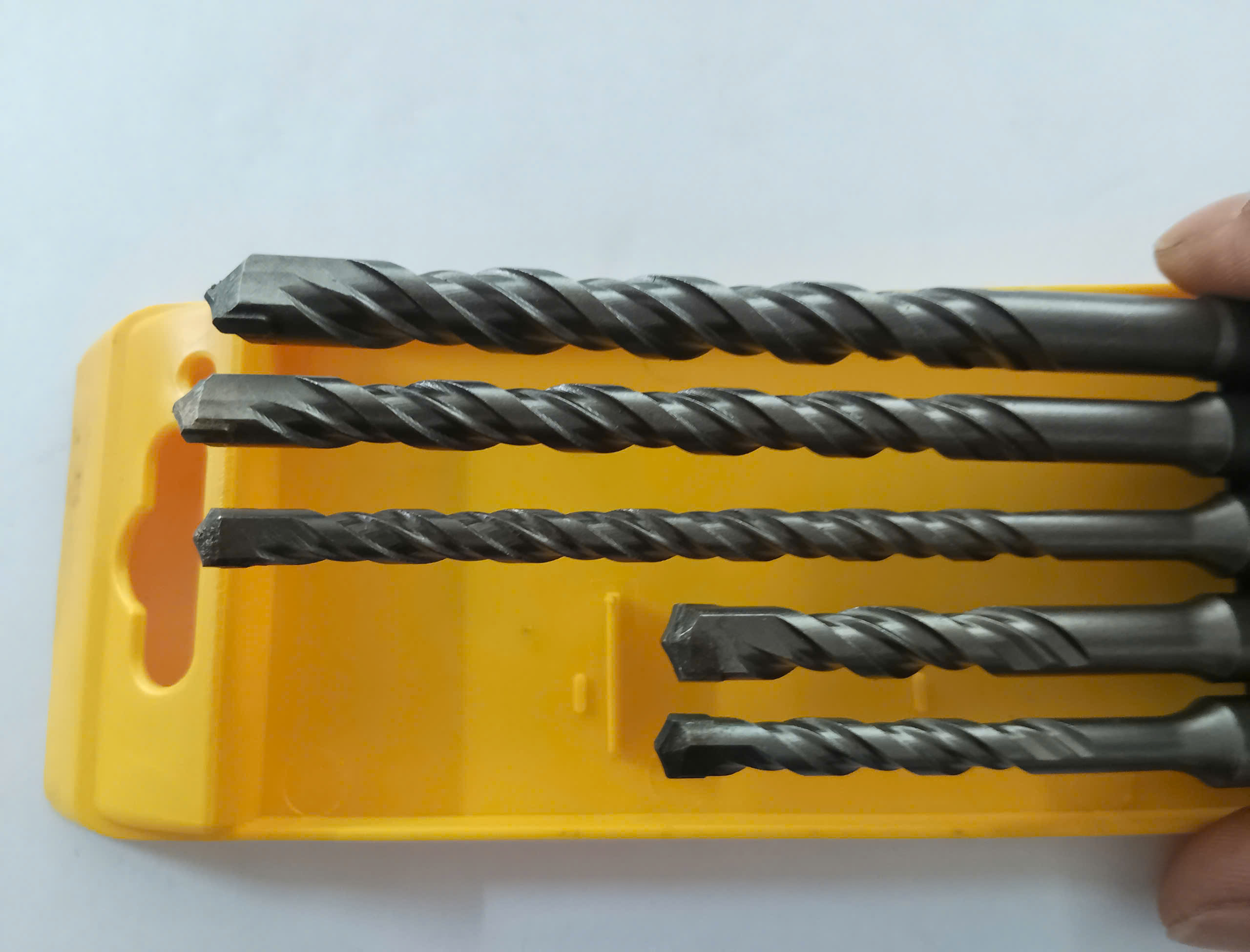 Hình ảnh 15 của mặt hàng Bộ 5 mũi khoan bê tông chuôi gài 2 cạnh định tâm Senka