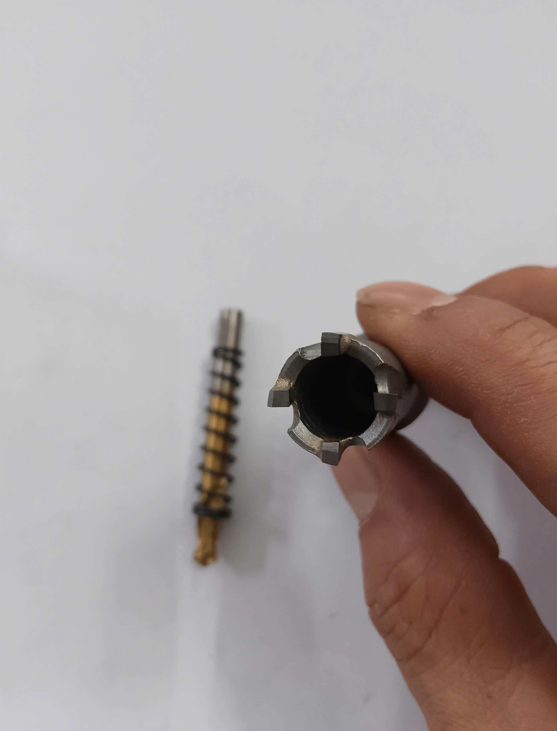 Hình ảnh 5 của mặt hàng Mũi khoét thép inox Ø16mm chuôi tròn vát Senka