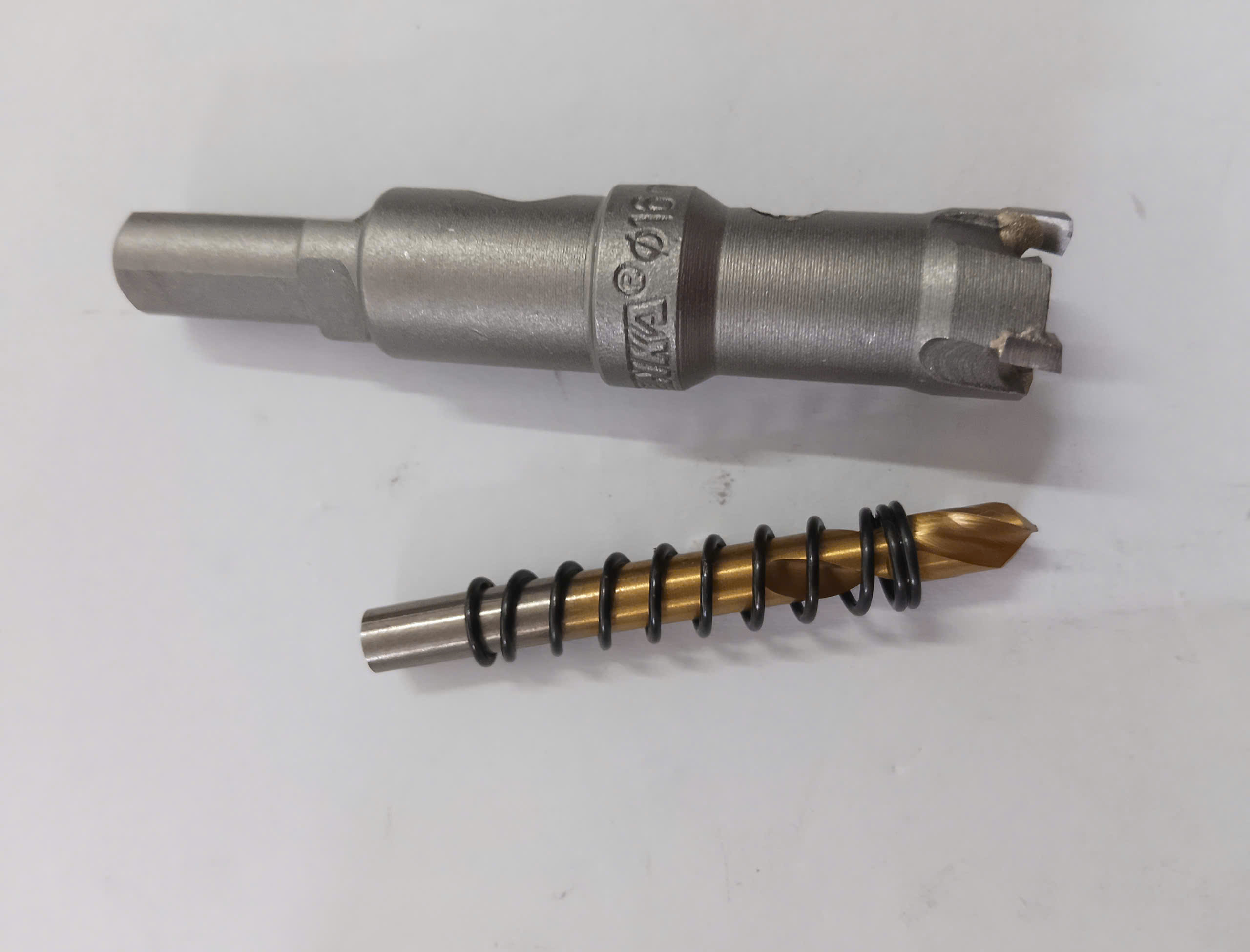 Hình ảnh 6 của mặt hàng Mũi khoét thép inox Ø16mm chuôi tròn vát Senka