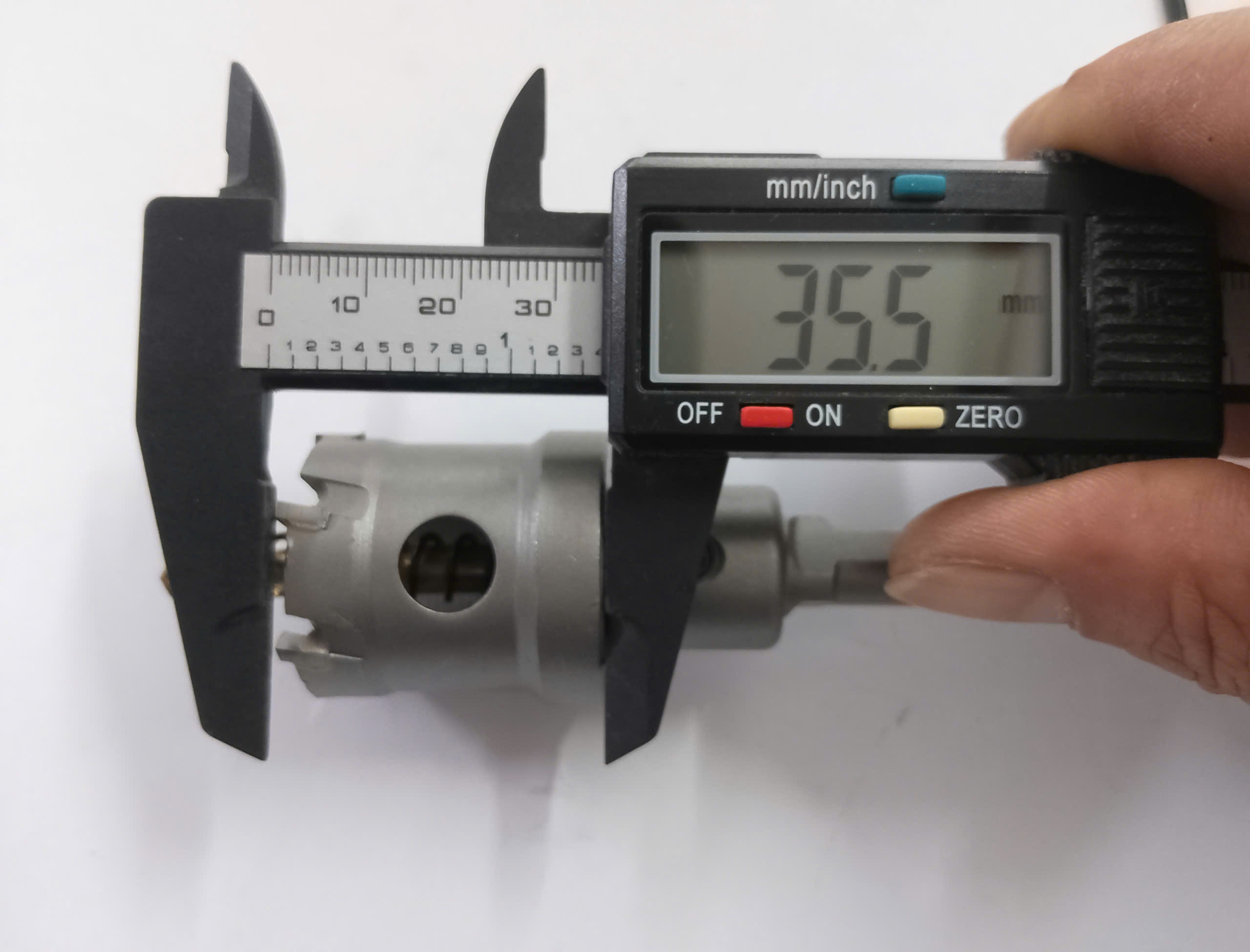 Hình ảnh 7 của mặt hàng Mũi khoét thép inox Ø32mm chuôi tròn vát Senka