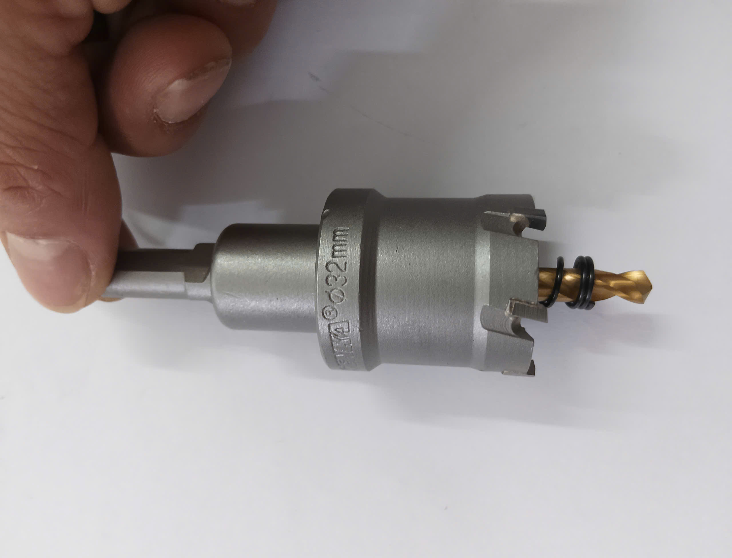 Hình ảnh 11 của mặt hàng Mũi khoét thép inox Ø32mm chuôi tròn vát Senka