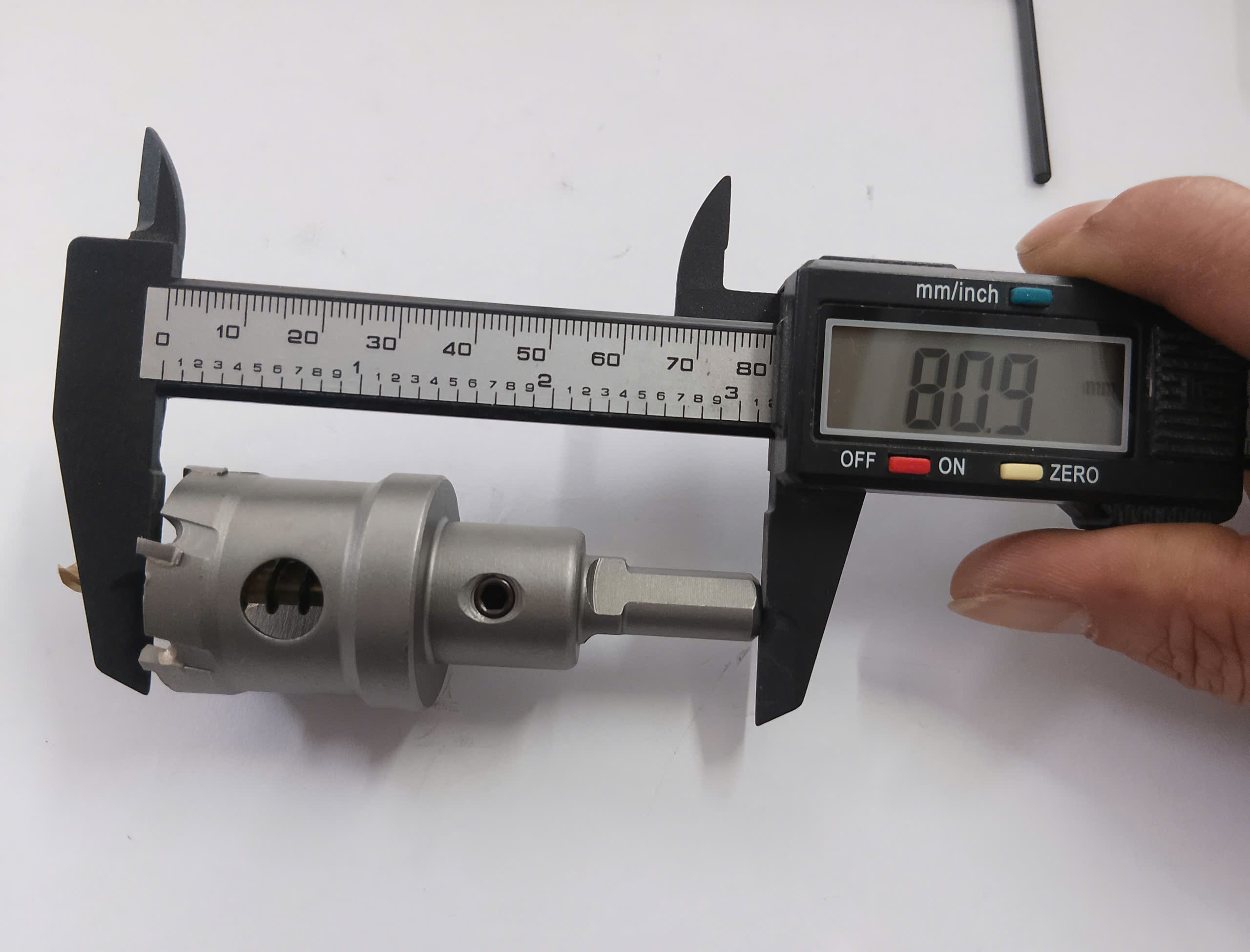 Hình ảnh 14 của mặt hàng Mũi khoét thép inox Ø32mm chuôi tròn vát Senka