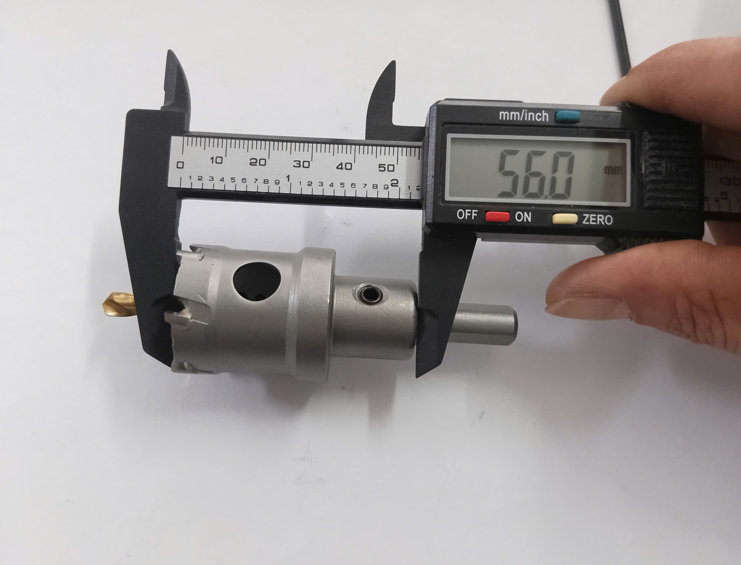 Hình ảnh 15 của mặt hàng Mũi khoét thép inox Ø32mm chuôi tròn vát Senka