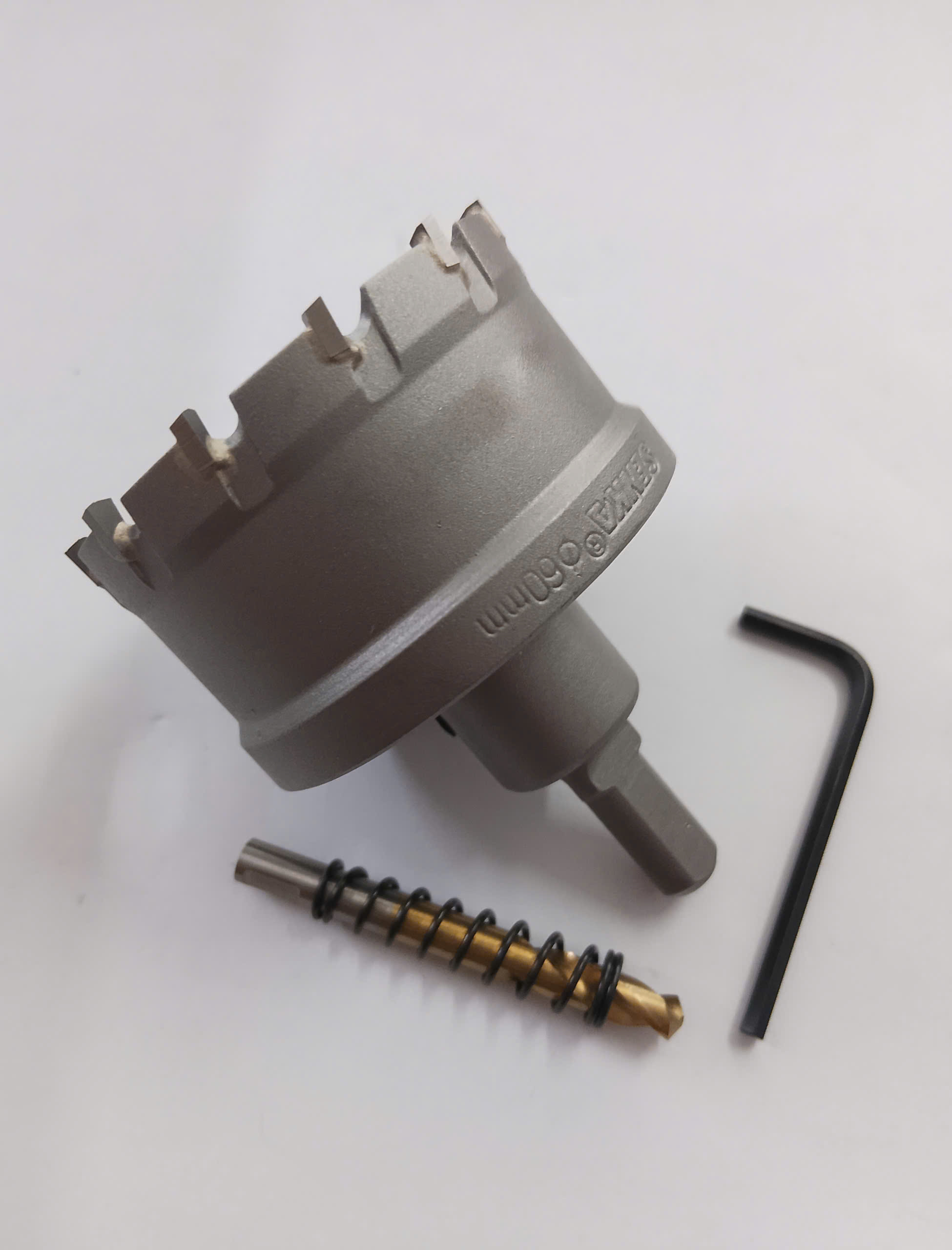 Hình ảnh 8 của mặt hàng Mũi khoét thép inox Ø60mm chuôi tròn vát Senka