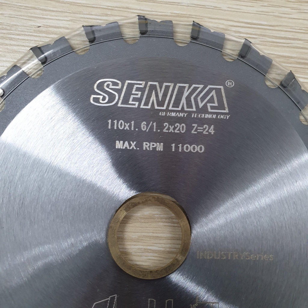 Hình ảnh 5 của mặt hàng Lưỡi cắt sắt hợp kim Ø110x1.6x24R /20mm dùng cho máy điều chỉnh tua chậm Senka