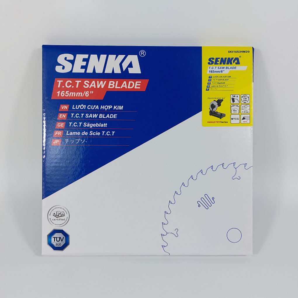 Hình ảnh 11 của mặt hàng Lưỡi cắt sắt hợp kim Ø165x1.8x34R /20mm dùng cho máy điều chỉnh tua chậm Senka