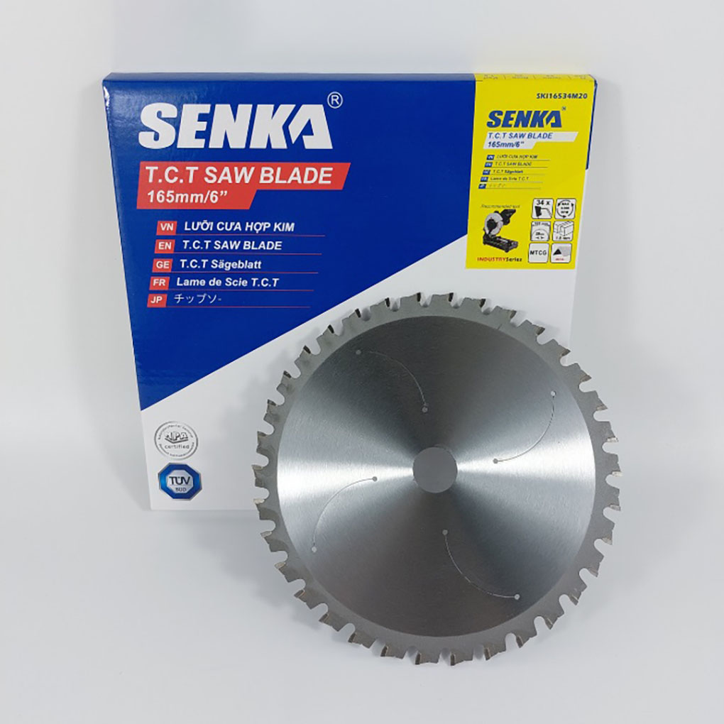 Hình ảnh 6 của mặt hàng Lưỡi cắt sắt hợp kim Ø165x1.8x34R /20mm dùng cho máy điều chỉnh tua chậm Senka