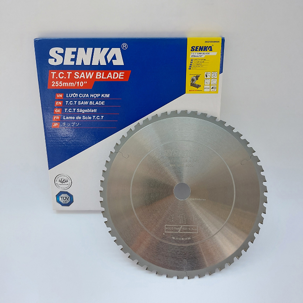 Hình ảnh 1 của mặt hàng Lưỡi cắt sắt hợp kim Ø255x2.2x50R /25.4mm dùng cho máy điều chỉnh tua chậm Senka