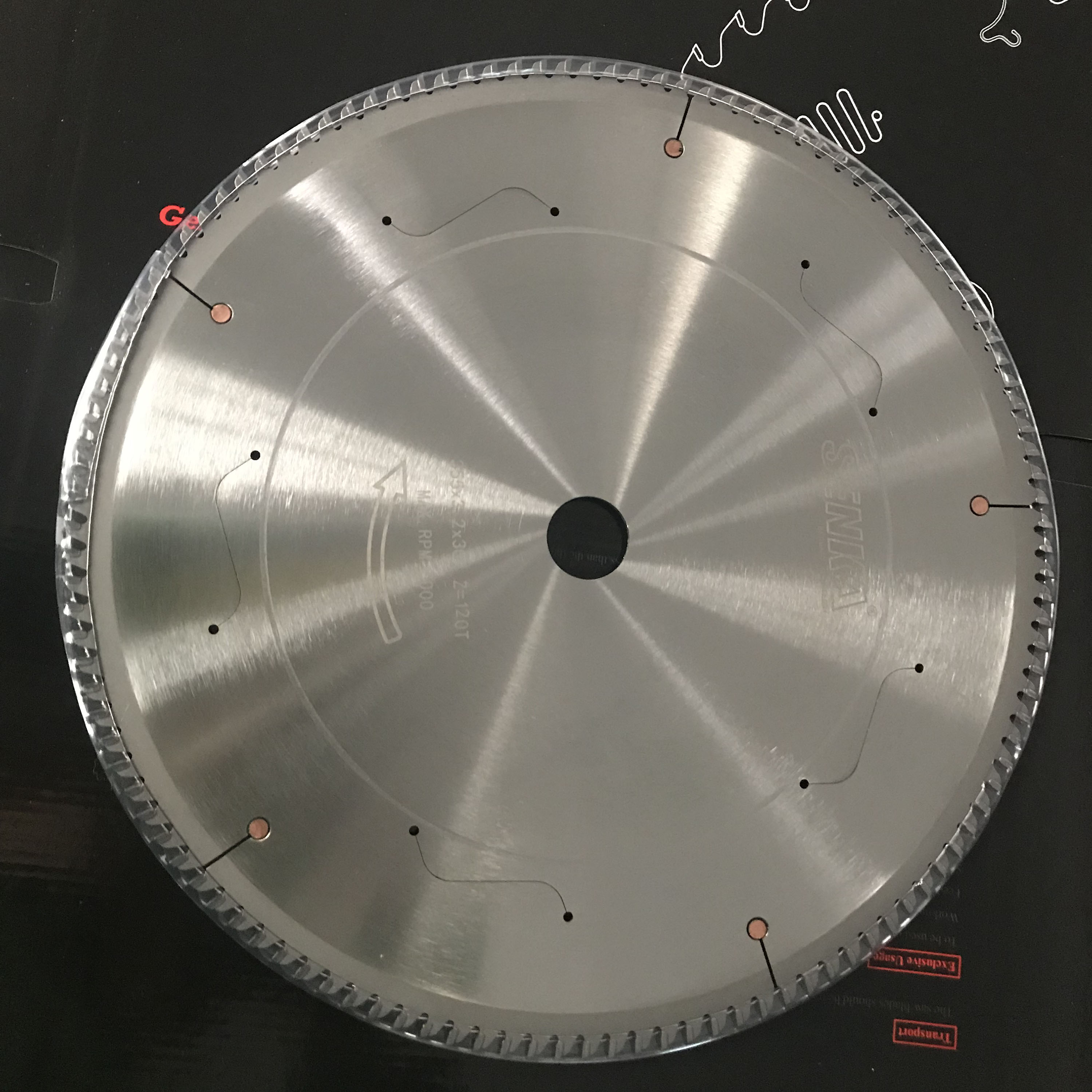 Hình ảnh 12 của mặt hàng Lưỡi hợp kim cưa nhôm Ø355x3.2x120R /25.4mm công nghiệp Senka
