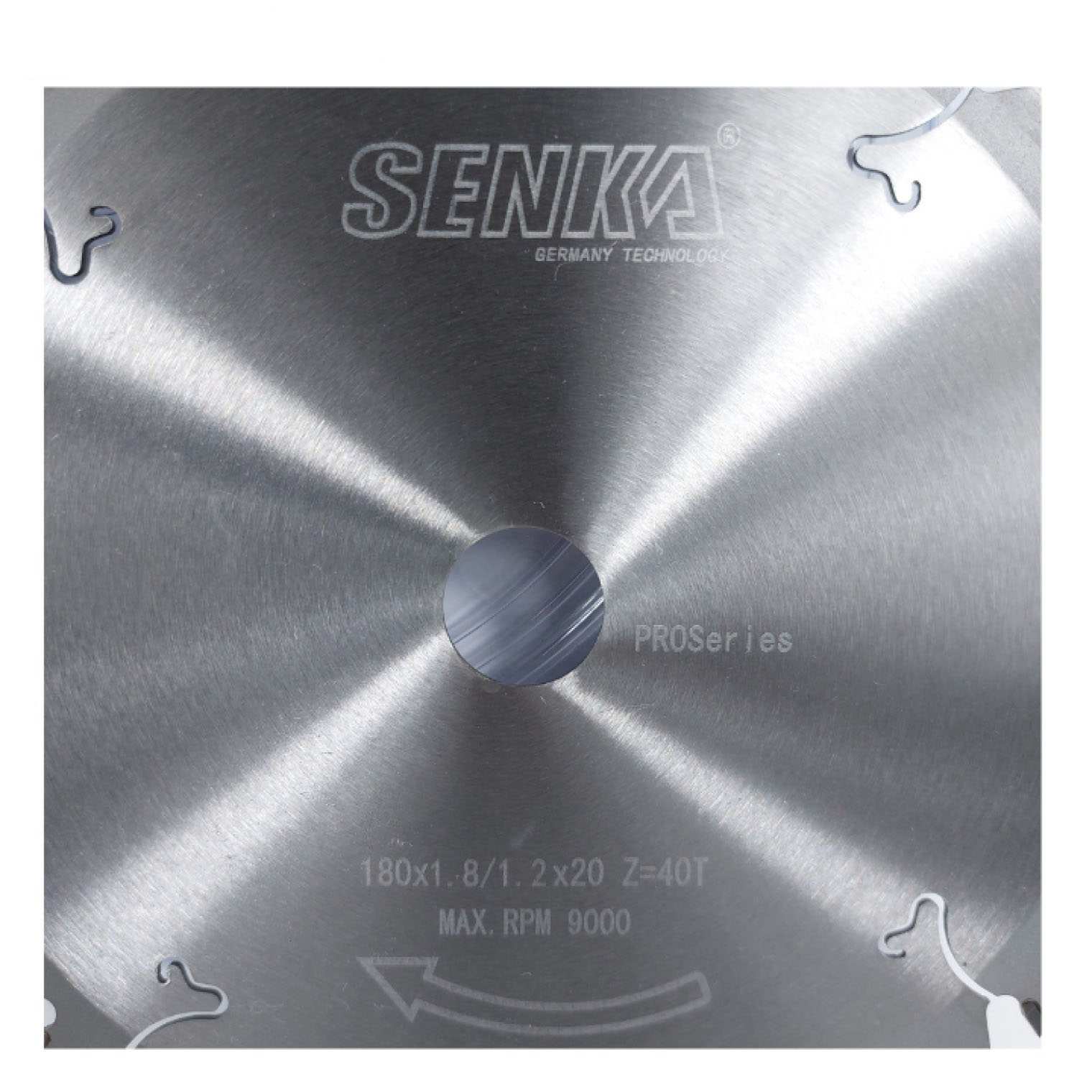 Hình ảnh 5 của mặt hàng Lưỡi hợp kim cưa gỗ cao cấp Ø180x1.8x40R /20mm Senka
