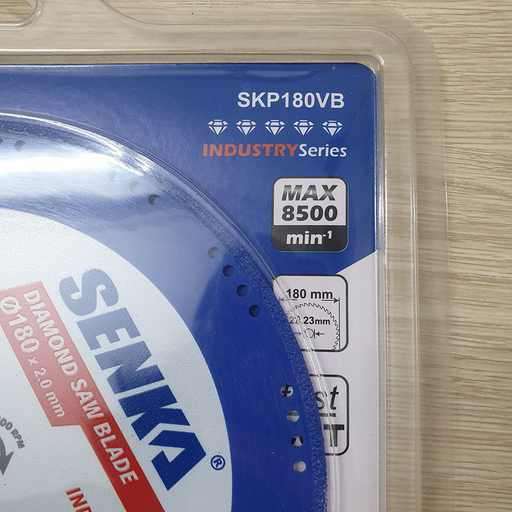 Hình ảnh 7 của mặt hàng Lưỡi kim cương đa năng Ø180x2.0x22.23mm cho máy tua nhanh Senka